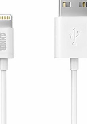 [Apple MFI Certified] Anker Lightning to USB Cable 3ft / 0.9m for iPhone 6 Plus 5S 5C 5, iPad Air 2, Mini 3, iPod 5th generation, and iPod nano 7th generation